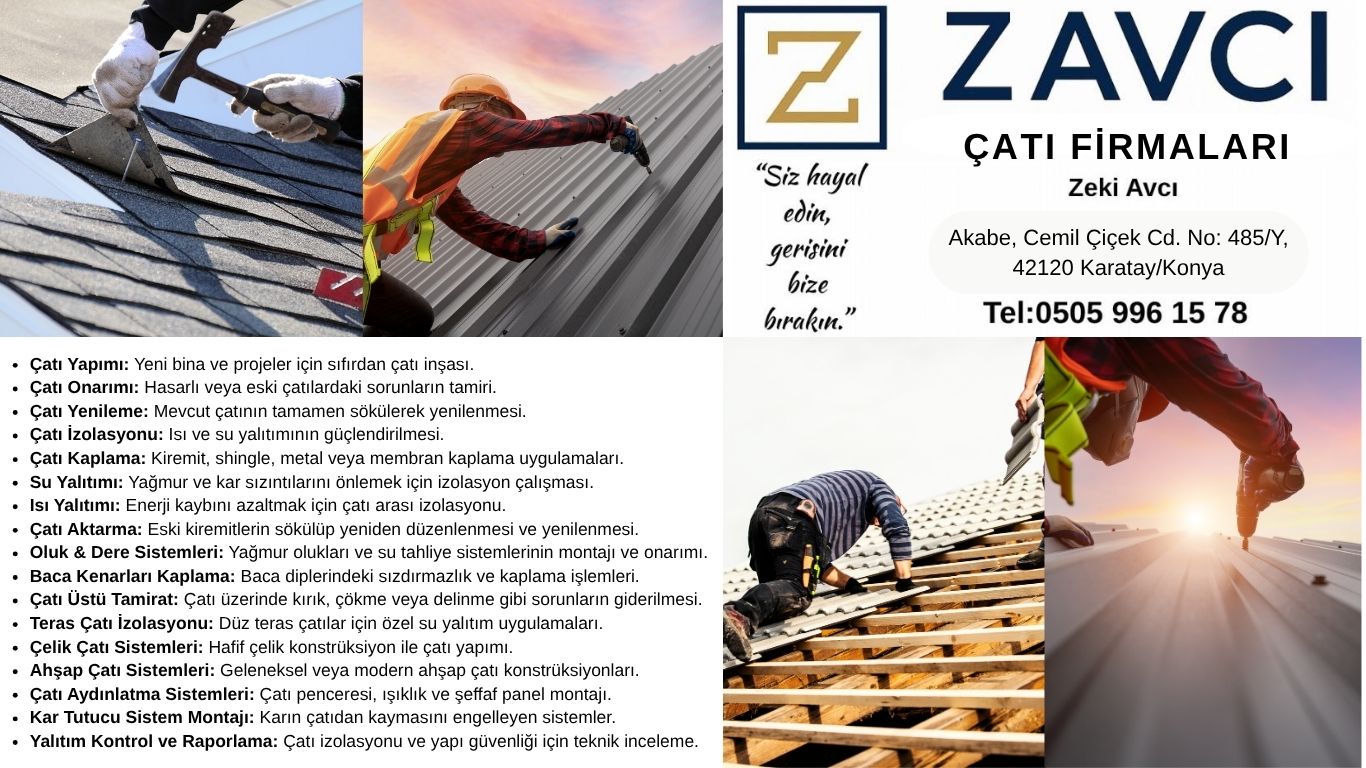 Karatay Çatı Firmaları